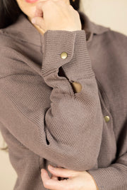 Avery Knit Jacket Dark Dusk