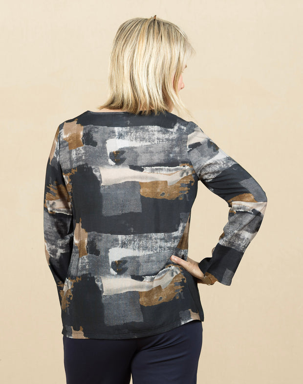 Button Tunic Gray