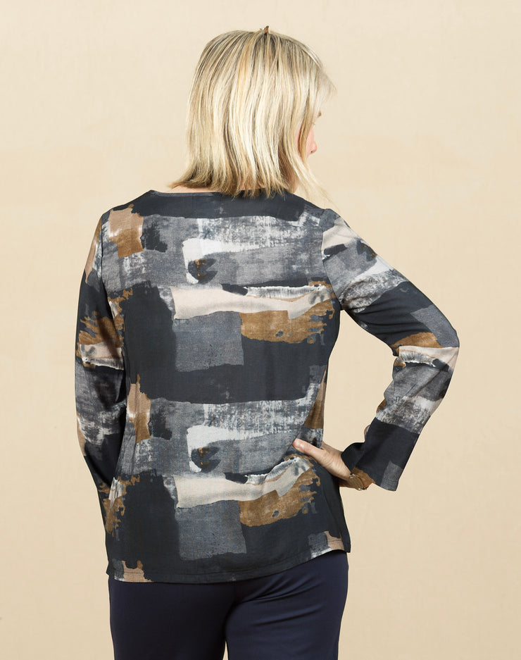 Button Tunic Gray