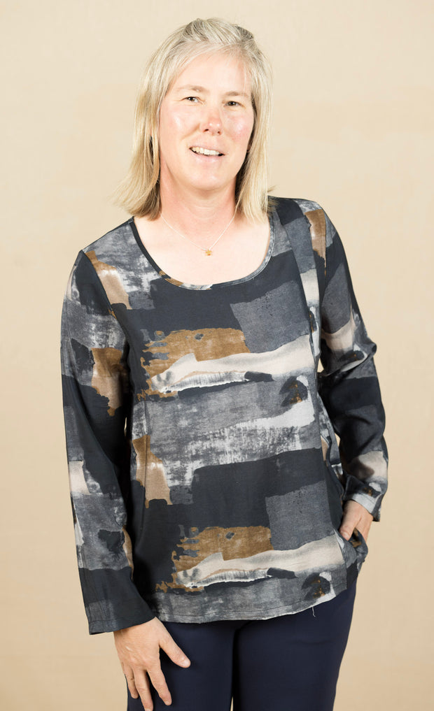 Button Tunic Gray