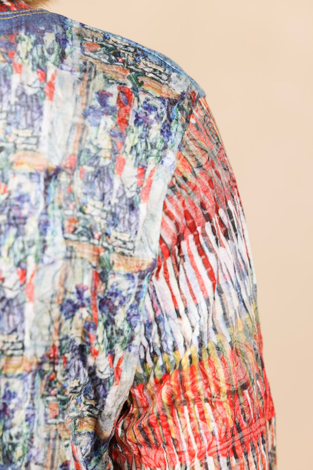 Mixed Media Tunic Rust
