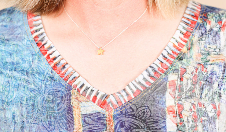 Mixed Media Tunic Rust