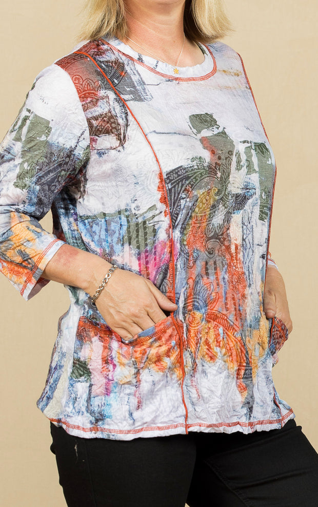 2 Pocket Tunic Rust