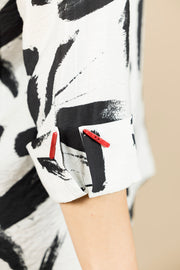 Piano Button Shirt Splash