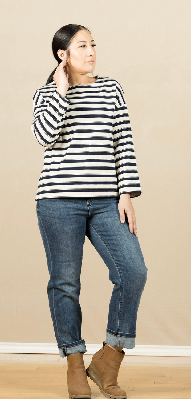 Beannie Top Navy Blazer