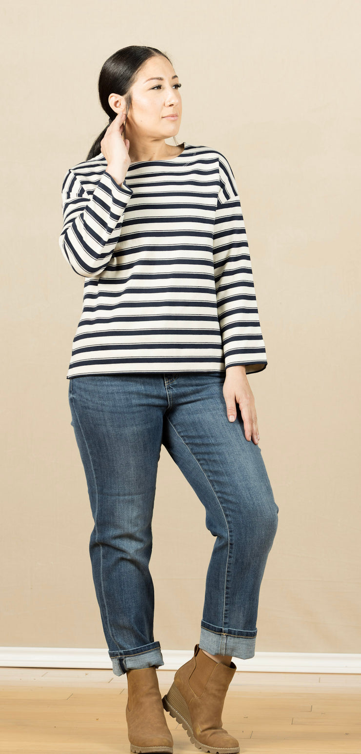 Beannie Top Navy Blazer