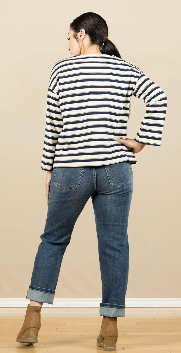 Beannie Top Navy Blazer