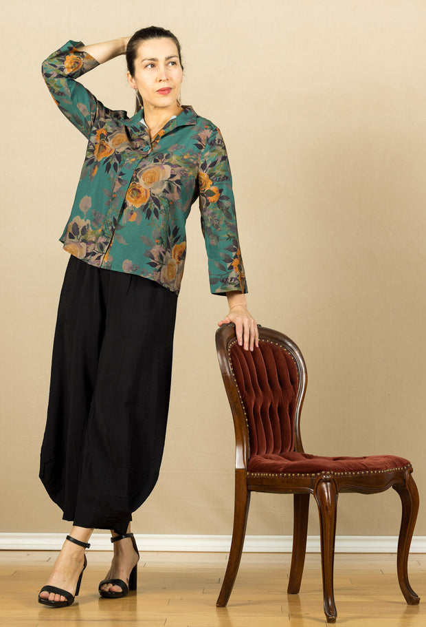 One Button Shirt Floral