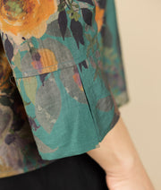 One Button Shirt Floral