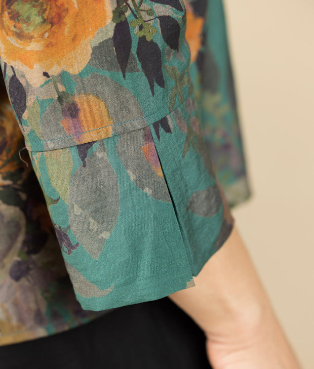 One Button Shirt Floral