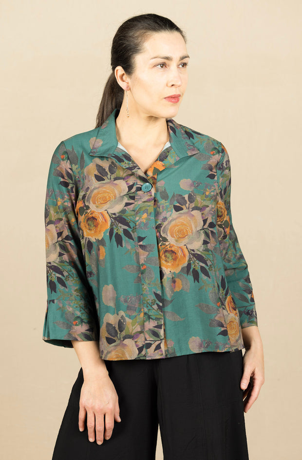 One Button Shirt Floral