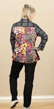 Printed Back Black