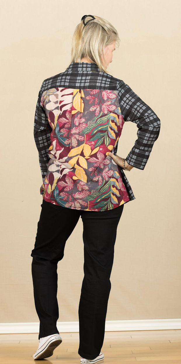 Printed Back Black