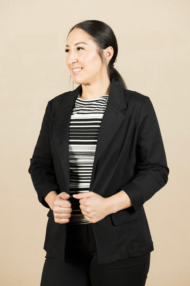 Fitted Blazer Onyx