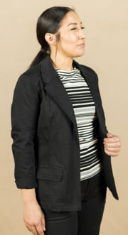 Fitted Blazer Onyx