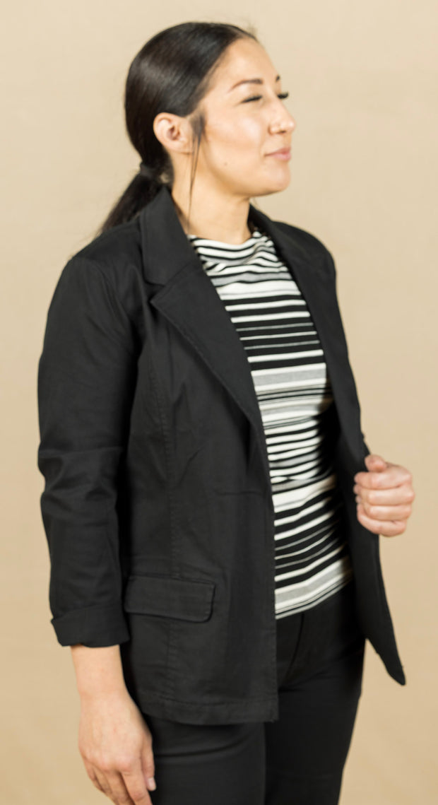 Fitted Blazer Onyx