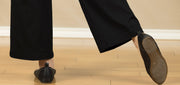 High Rise Cinch Waist Wide Leg Onyx