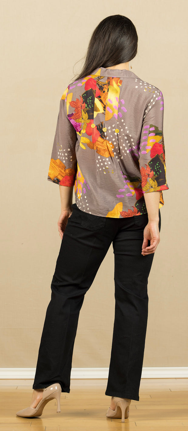 Short Button Back Multi