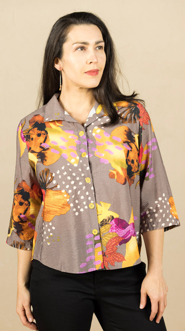 Short Button Back Multi