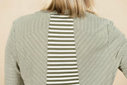 Long Sleeve Crew Neck Stripe