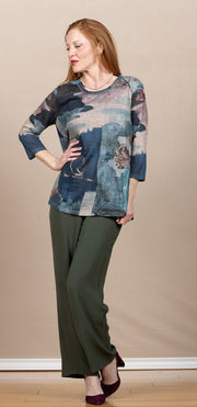 Straight Pant Airflow Army Green