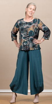 Solid Lantern Pant Teal