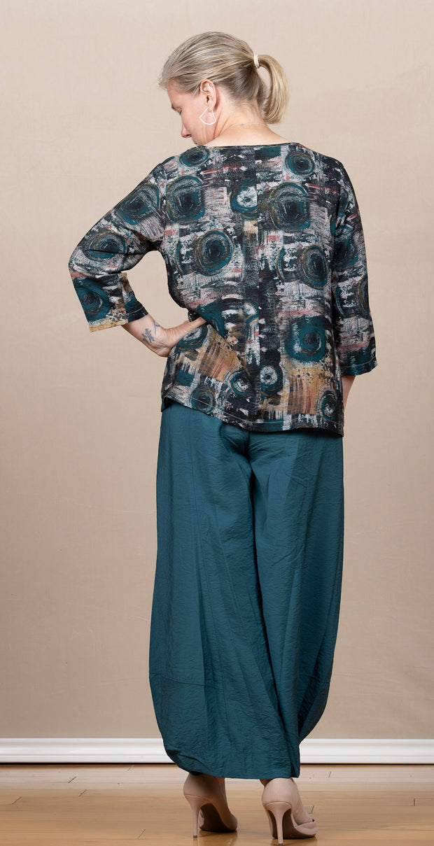 Solid Lantern Pant Teal