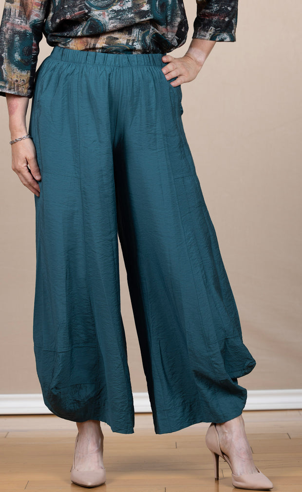 Solid Lantern Pant Teal