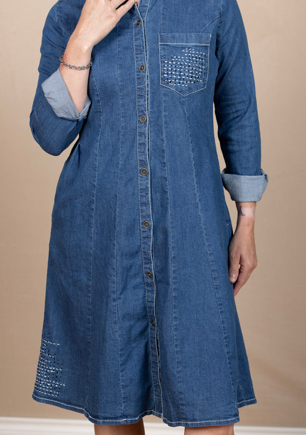 Elsa Dress Denim
