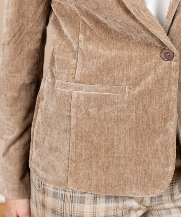 Fitted Blazer Harvest Khaki