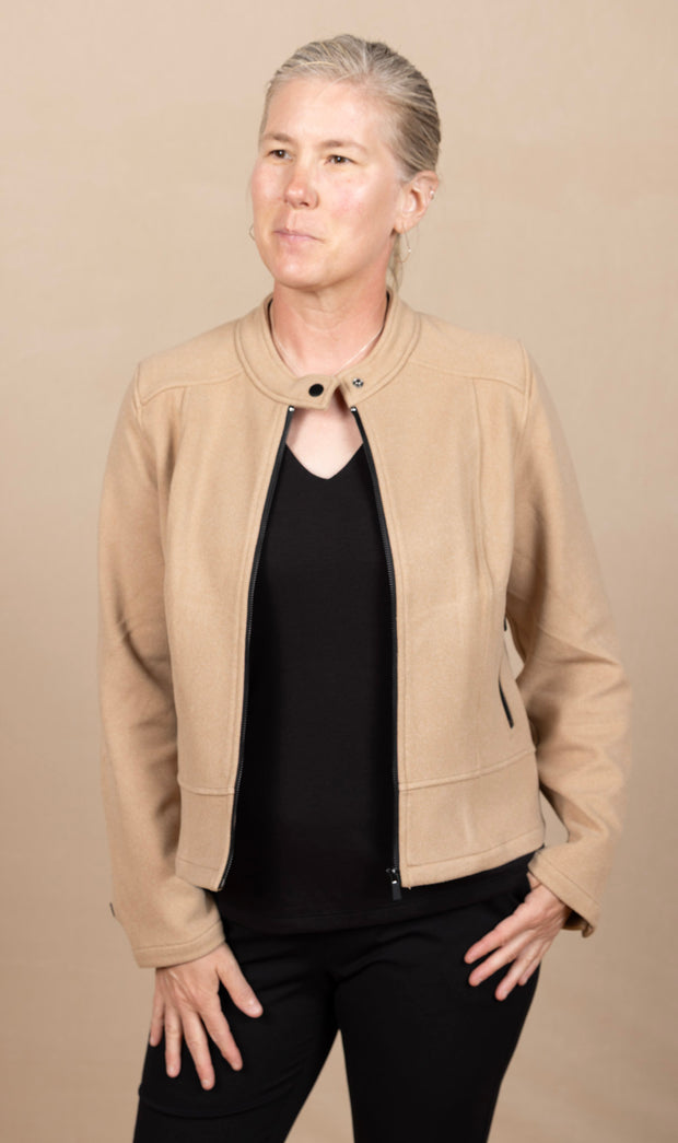 Biker Jacket Camel