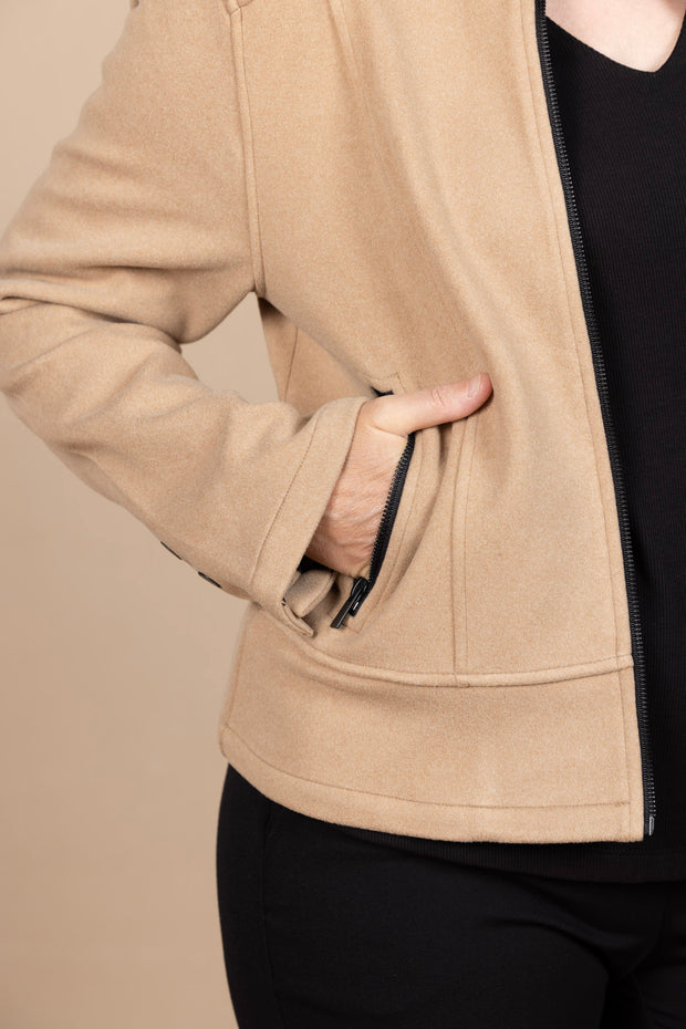 Biker Jacket Camel