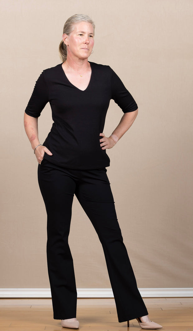 Kathryn Boot Cut Black