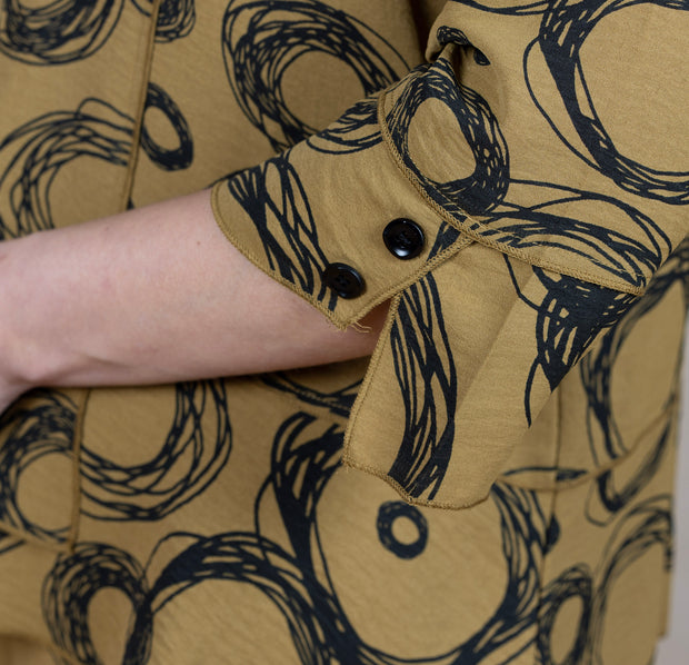 Airflow Two Tone Tunic Printed Circle