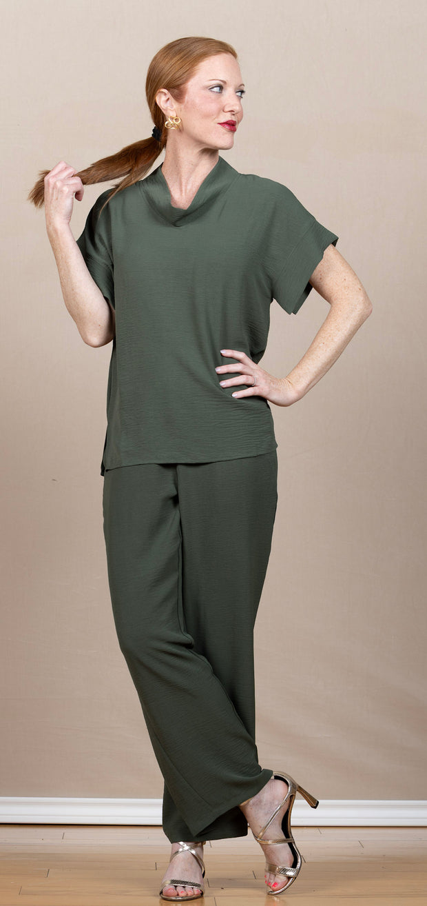 Straight Pant Airflow Army Green