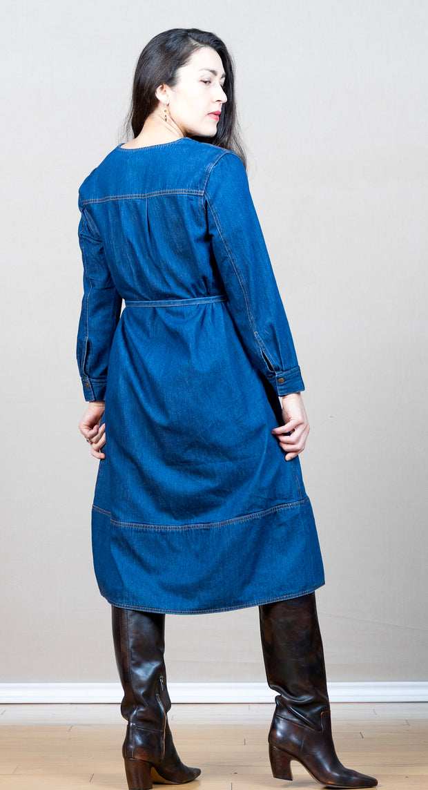 Nisha Dark Denim Dress