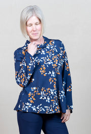 high neck and long sleeves
