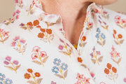Renne Top Red/Blue Floral