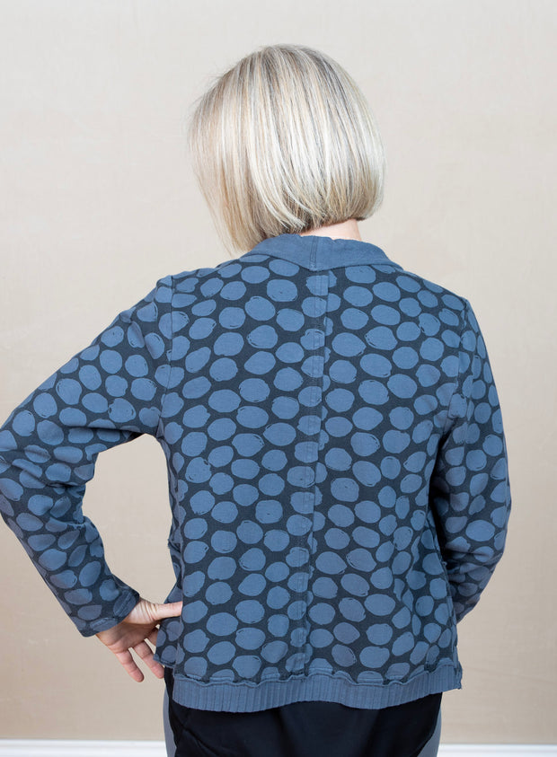 Fleece Short Jacket Charcoal
