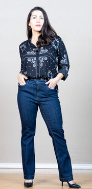Classic Button Down Bandana Print