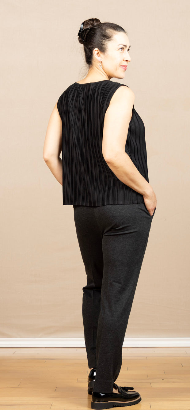 Gemma Cigarette Trouser Heather Charcoal