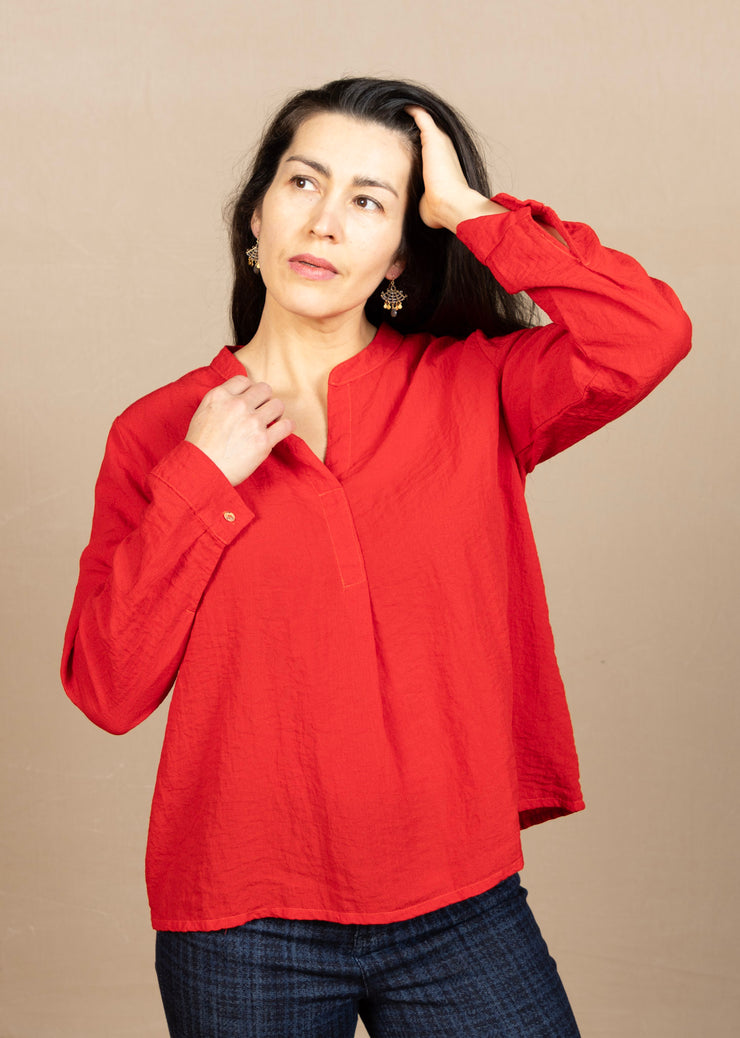 Front Pleat Top Roulette