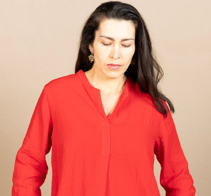 Front Pleat Top Roulette