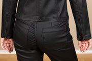 90's Zip Front Jacket Black Coated
