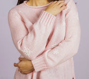 Mini Snow Flake Crew Arctic Pink/ Pure Snow