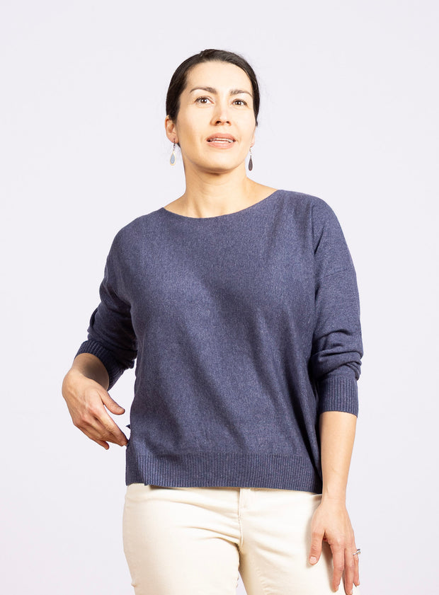 Dolman Sleeve Sweater Sky, Long Sleeve