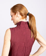 Zip Back Dress Wine