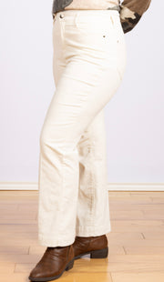 Charlene Corduroy Pants Ivory