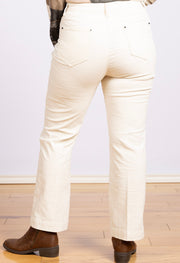 Charlene Corduroy Pants Ivory