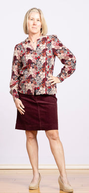 Paloma Top Red Multi
